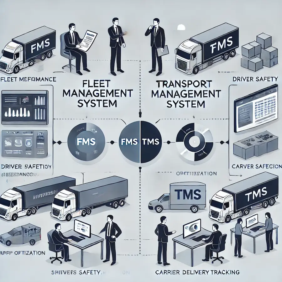 Fleet Management System (FMS) i Transport Management System (TMS): Razlike i Prednosti
